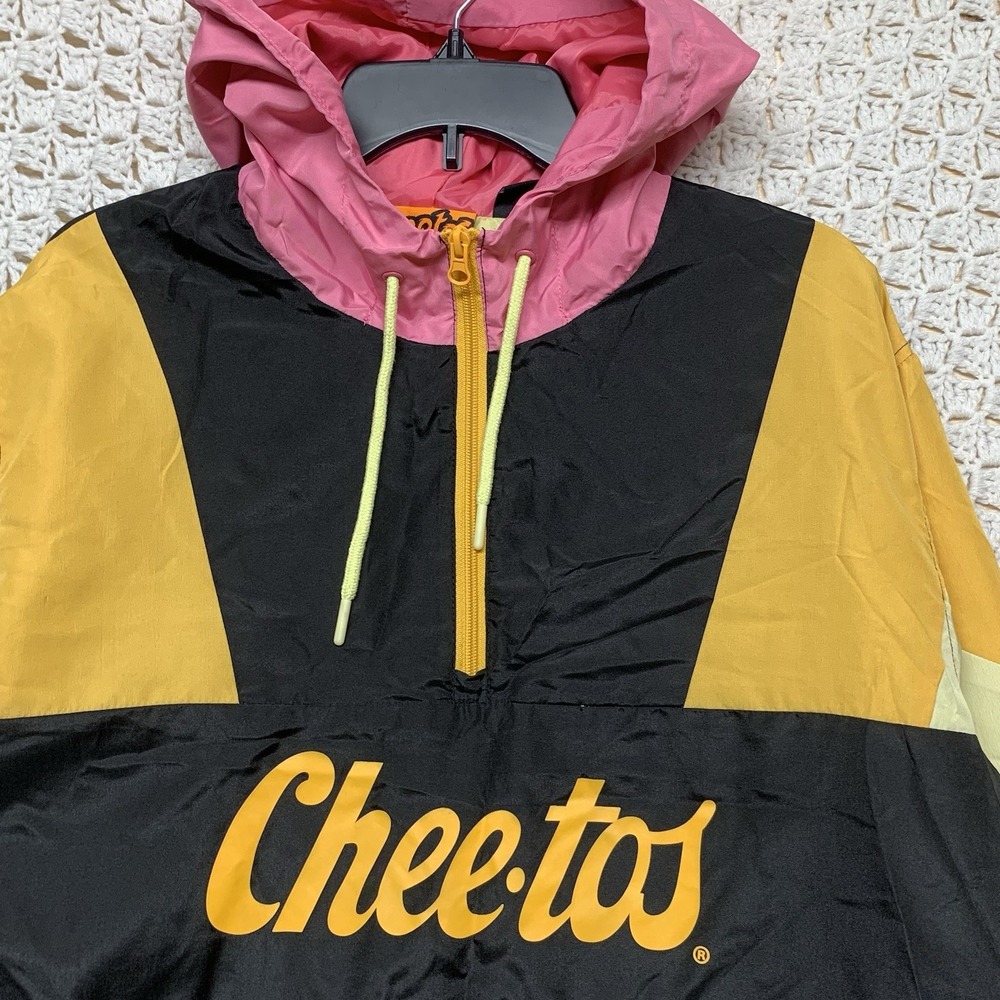 Cheetos Chester Cheetah Retro Pullover Jacket Windbreaker Men's L Basketball - Picture 4 of 10